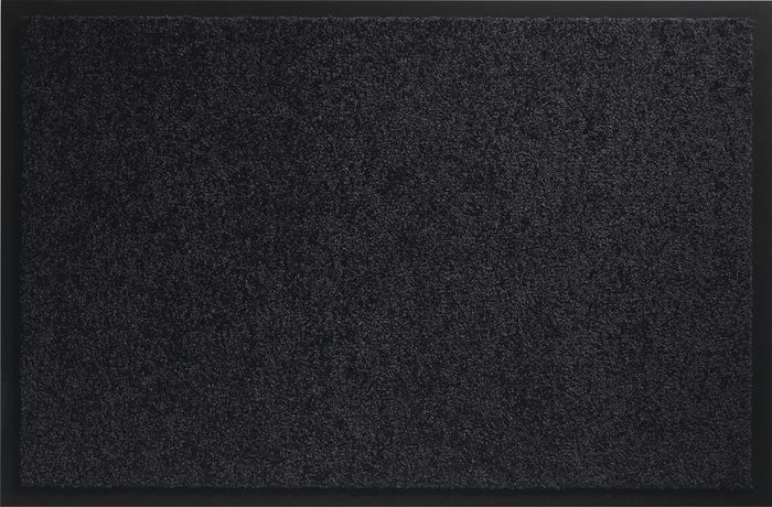 Fußmatte waschbar grau Polyamid L600xB900xS8mm