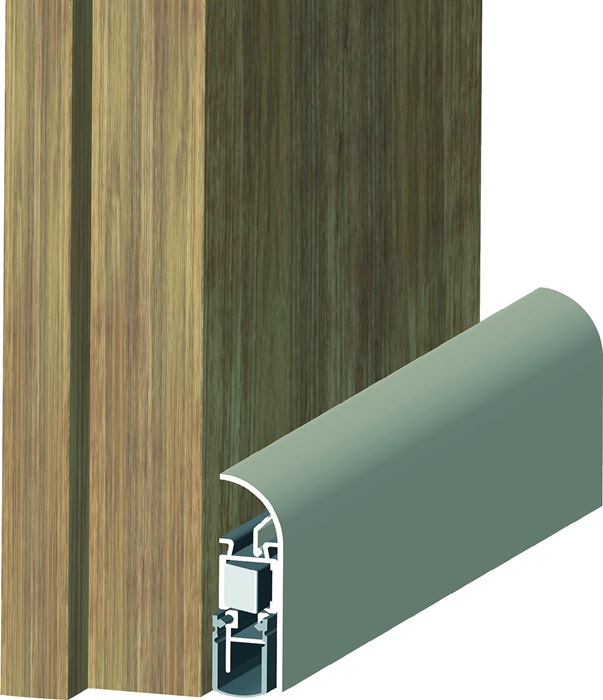 ATHMER Türdichtung Schall-Ex® Applic A 1-seitig Länge 805 mm Aluminium bronze Holztüren