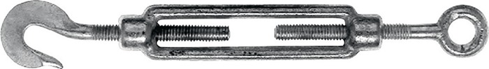 Spannschloss DIN 1480 M16 Länge 320 - 430 mm mit Haken und Öse galvanisch verzinkt 10 Stück