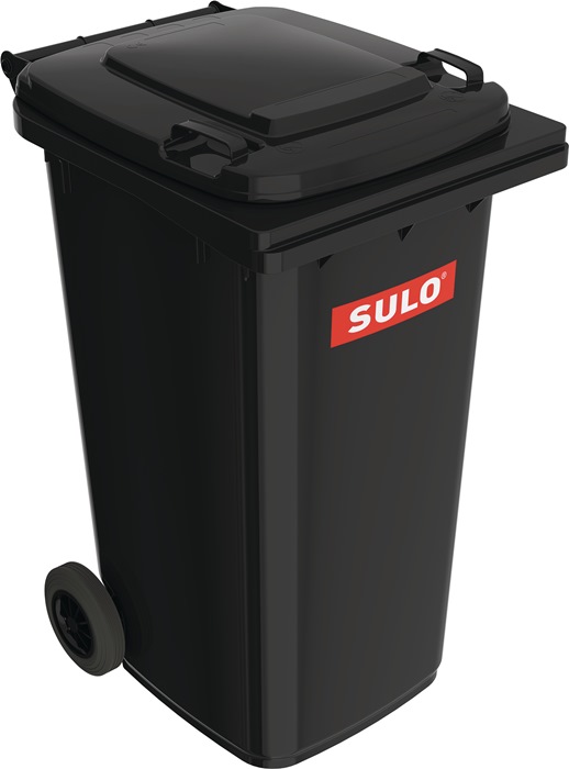 SULO Müllgroßbehälter  240 l HDPE anthrazitgrau fahrbar, nach EN 840