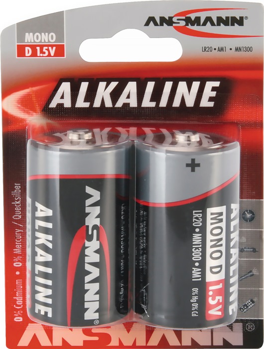 ANSMANN Batterie  1,5 V D-AM1-Mono 16000 mAh LR20 4920