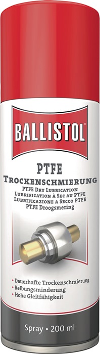 BALLISTOL Teflon™-Spray  farblos / weisslich nach dem Trocknen  200 ml 6 Dosen