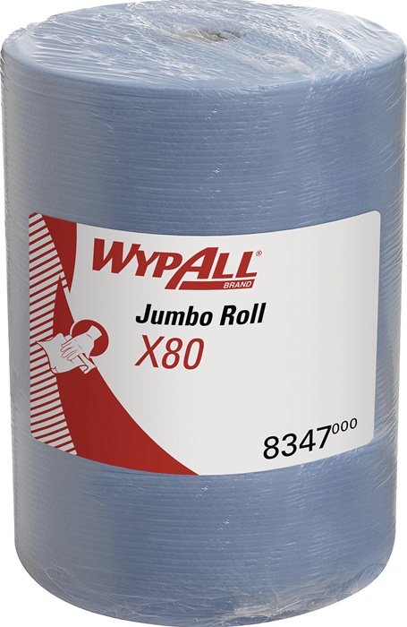 WYPALL Wischtuch WypAll® X80 8347 L340xB315ca. mm blau 1-lagig