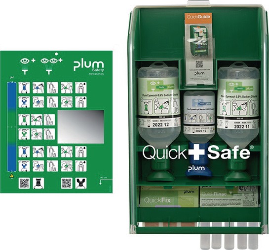 PLUM QuickSafe Box Basic befüllt