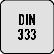 PROMAT Zentrierbohrer DIN 333 Form A  4 mm HSS TiN rechtsschneidend 5 Stück
