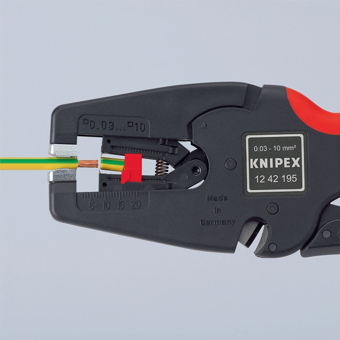 Knipex Automatikabisolierzange MultiStrip® 10 12 42 195 Länge 195 mm 0,03 - 10 mm²