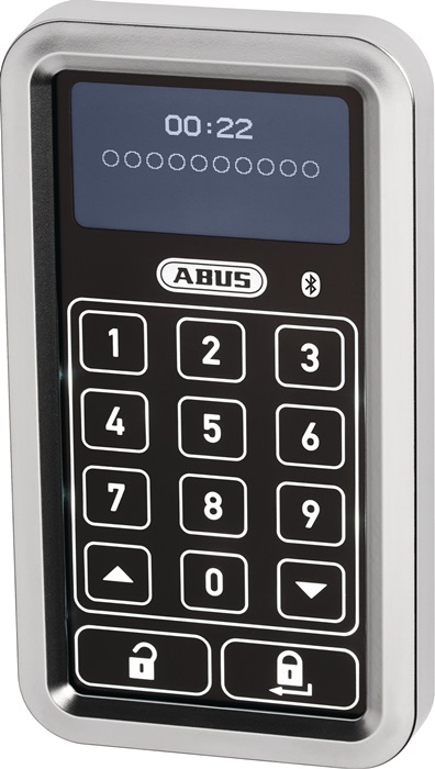 ABUS Tastatur CFT3100 S Touch-Oberfläche silber
