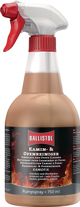 BALLISTOL Kamin- und Ofenreiniger KAMOFIX 750 ml 6 Sprühflaschen