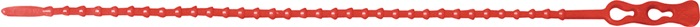 SAPISELCO Kabelbinder CLICKTIE Länge 240 mm Breite 3,8 mm Polyethylen rot