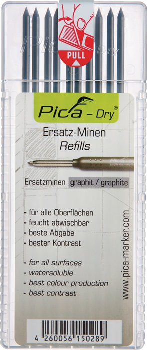 PICA Minenset Pica-Dry 10x graphit feucht abwischbar
