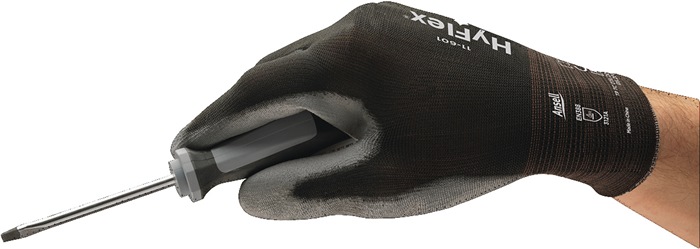 ANSELL Handschuh HyFlex 11-601 Größe 10 schwarz/grau PSA-Kategorie II 12 Paar