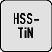 Flachsenker DIN 373 M8 für Kernloch HSS TiN 3 Schneiden