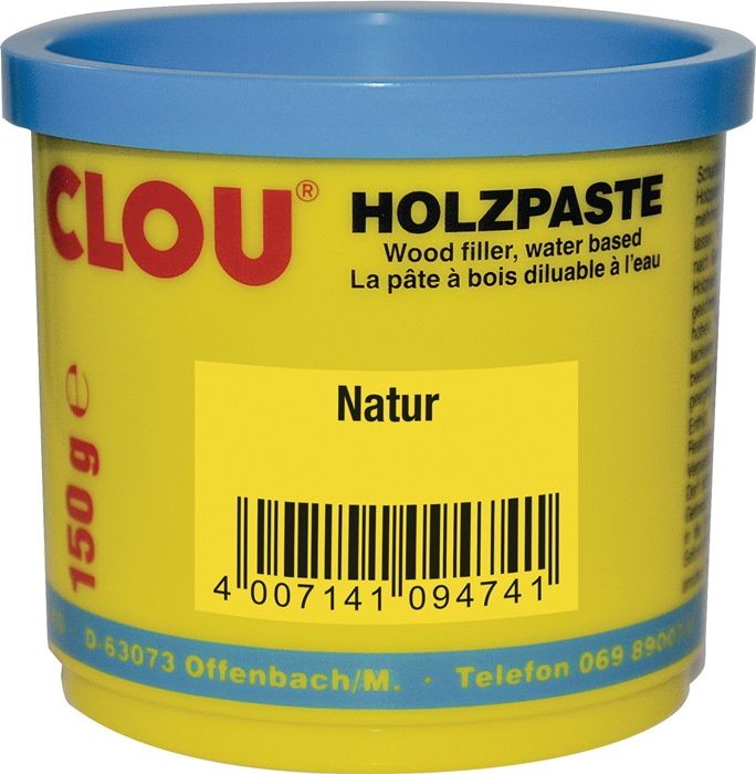 CLOU Holzpaste  Farbe 01 natur 150 g 6 Dosen