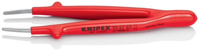Knipex Präzisionspinzette 92 67 63 Länge 145 mm gerade verchromt