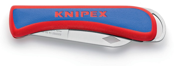 Knipex Elektrikerklappmesser 16 20 50 SB Länge 120 mm Klinge klappbar