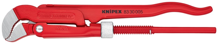 Knipex Rohrzange 83 30 005 Länge 245 mm Spannweite 0-35 mm für Rohre 1/2"