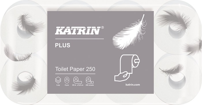 KATRIN Toilettenpapier Katrin Plus 250 3-lagig