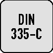 BECK Kegelsenker EUC DIN 335 C 90°  4,3 mm HSS spezial 3-Flächenschaft Z3