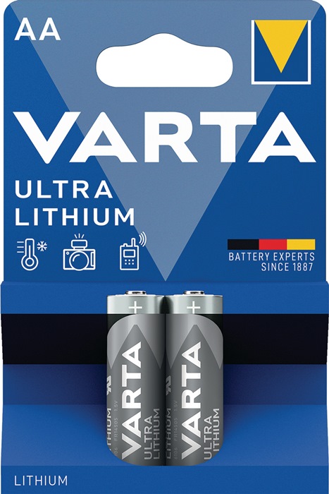 VARTA Batterie ULTRA Lithium 1,5 V AA Mignon 2900 mAh FR14505 6106