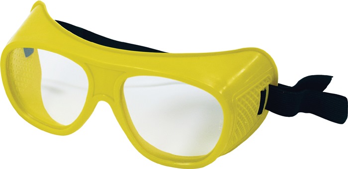 SCHMERLER Schutzbrille  EN 166 splitterfreie Scheiben klar Kunststoff
