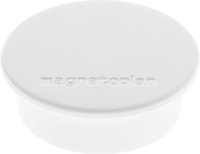 MAGNETOPLAN Magnet Premium Ø 40 mm weiß 10 Stück