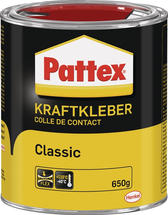 PATTEX Kraftkleber Classic Liquid -40°C bis +110°C 650 g 6 Dosen