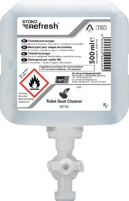 STOKO Toilettensitzreiniger Refresh® Toilet Seat Cleaner Spray (TSC) 0,5 l