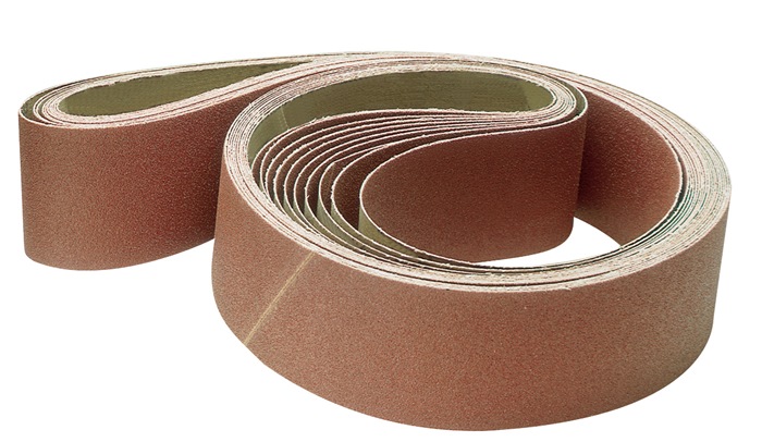 PROMAT Schleifband  Länge 2000 mm Breite 75 mm Korn 60 für Holz / Metall Korund 10 Stück
