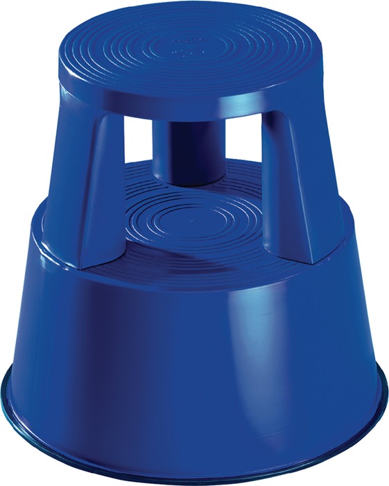 WEDO Rollhocker  Kunststoff blau Höhe mit/ohne Belastung 425/430 mm Ø oben 290 mm Ø unten 440 mm