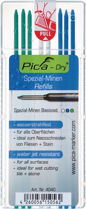 PICA Minenset Pica-Dry 3x blau, 2x weiß, 3x grün wasserstrahlfest
