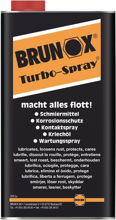 BRUNOX Multifunktionsspray Turbo-Spray® 5 l 4 Kanister