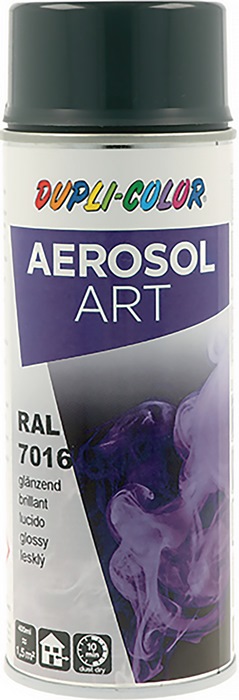 DUPLI-COLOR Buntlackspray AEROSOL Art anthrazitgrau glänzend RAL 7016 400 ml 6 Dosen