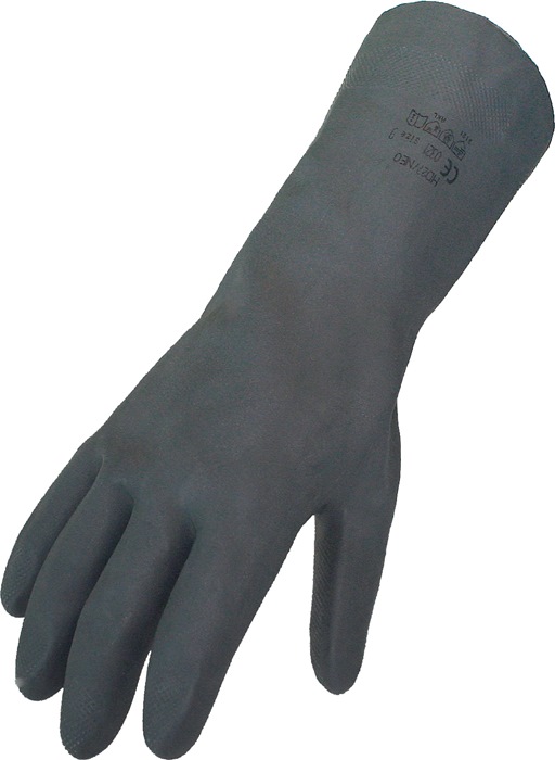 ASATEX Chemikalienschutzhandschuh Größe 10 schwarz PSA-Kategorie III 10 Paar