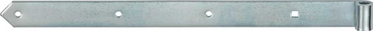 VORMANN Ladenband Breite 37 mm Länge 300 mm Stärke 5 mm Stahl blau verzinkt halbschwer 10 Stück