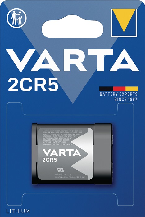 VARTA Batterie ULTRA Lithium 6 V 2CR5 1400 mAh 2CR5 6203