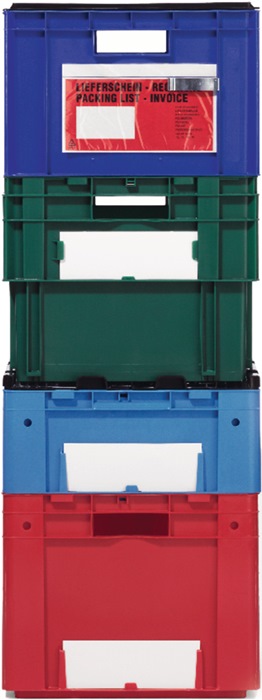 LA-KA-PE Drehstapelbehälter  PP blau L600xB400xH420mm