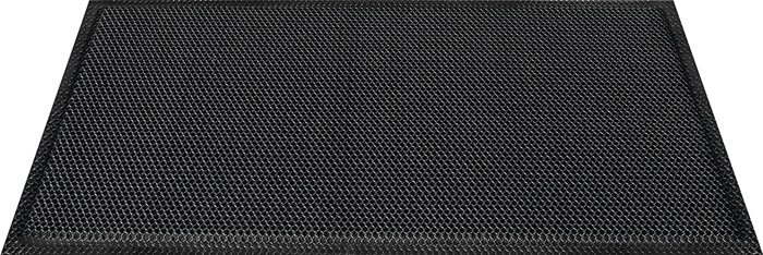 Fußmatte 3D-Effekt anthrazit Polyester L400xB600xS10mm