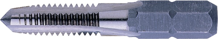 EXACT Einschnittgewindebohrer  HSSG 1/4" 6KT-Bit M4x12 mm