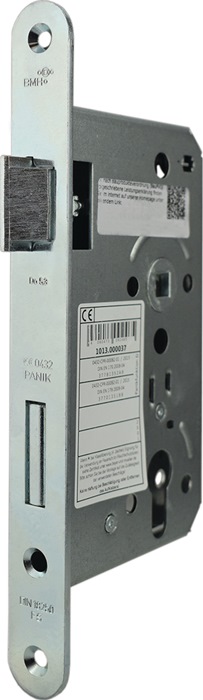 BEVER Panik-Einsteckschloss 1007PPGL Panik-Funktion D abgerundet 24/65/72/9 mm DIN links Stahl verzinkt ohne Wechsel