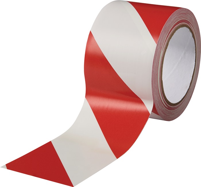 ROCOL Bodenmarkierungsband Easy Tape PVC rot/weiß Länge 33 m Breite 75 mm