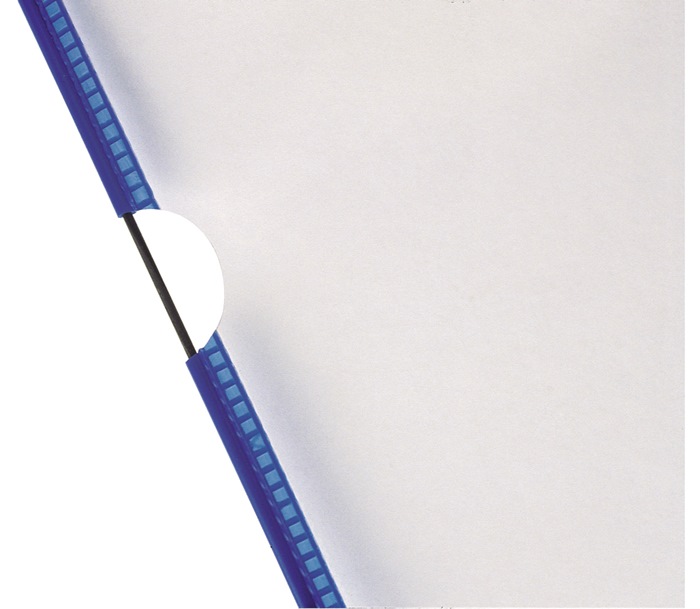 TARIFOLD Sichttafel  PVC mit Drahtrahmen kunststoffummantelt blau DIN A4 reflexionsfrei
