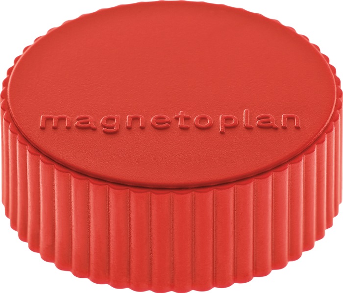 MAGNETOPLAN Magnet Super Ø 34 mm rot 10 Stück