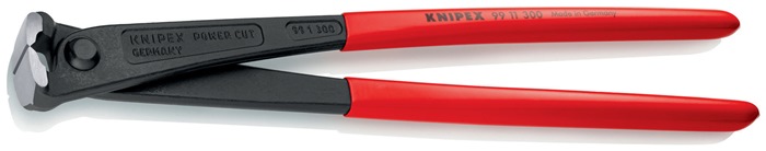 Knipex Kraftmonierzange 99 11 300 Länge 300 mm poliert schwarz atramentiert mit Kunststoffüberzug