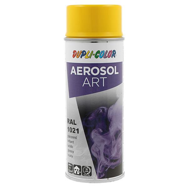 DUPLI-COLOR Buntlackspray AEROSOL Art rapsgelb glänzend RAL 1021 400 ml 6 Dosen