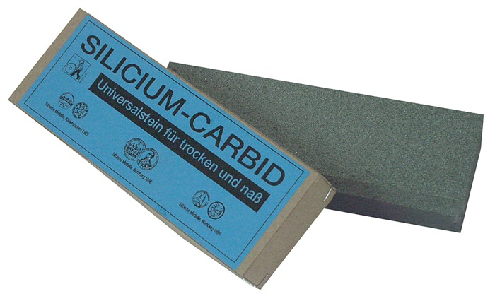 MÜLLER Abziehstein  L150xB50xH25mm Siliciumcarbid fein / grob grau im Karton