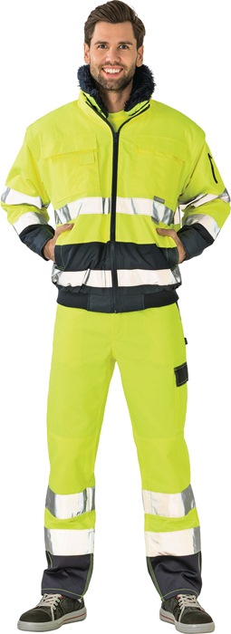 PLANAM Warnschutz-Comfortjacke  Größe XL gelb/marine