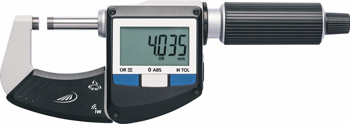 HELIOS PREISSER Bügelmessschraube IP65 0-25 mm digital mit Funkschnittstelle