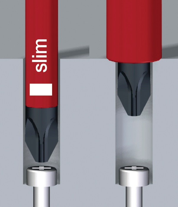 WIHA Wechselklinge SlimBit electric Schlitz 5,5 x 75 mm VDE isoliert