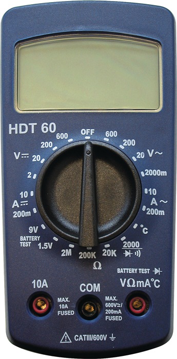 HDT Multimeter HDT 60 2-600 V AC/DC