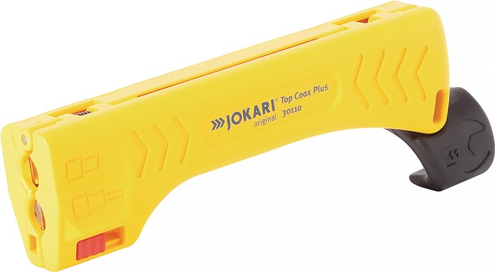 JOKARI Abmantelungswerkzeug Top Coax Plus Gesamtlänge 115,4 mm Arbeitsbereich Ø 4,8 - 7,5 mm